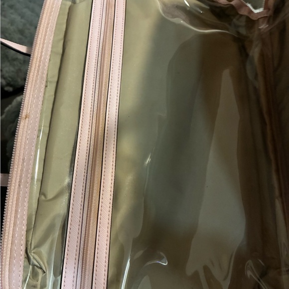 Kate Spade Pink and Gold Polka Dot Travel Bag NWOT - Picture 5 of 7